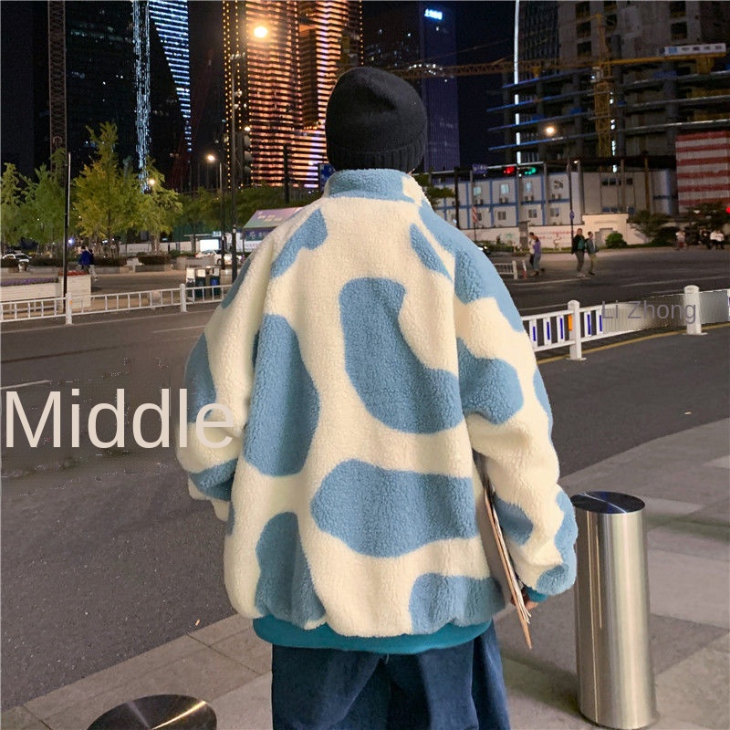 Áo khoác lót cotton phối nhung thời trang mùa đông cho nam