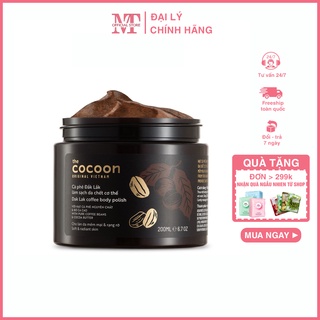 Tẩy da chết body cà phê dak lak cocoon 200ml