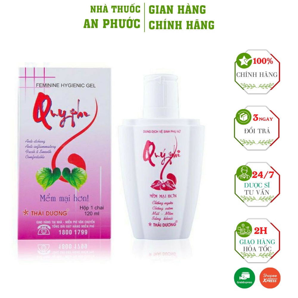 Dung Dịch Vệ Sinh Phụ Nử Quý Phi Sao Thái Dương⚡ CAM KẾT CHẤT LƯỢNG ⚡ Ngăn ngừa nấ.m. ngứa an toàn, hiệu quả
