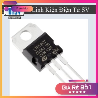 Combo 5 ic ổn áp l7812cv 1.5a to-220- linhkiendientusv.vn