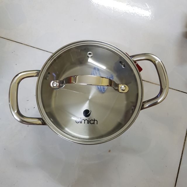 NỒI INOX 3 LỚP ĐÁY LIỀN VUNG KÍNH TRI-MAX 16CM, 18CM, 20CM, 24CM, 26CM, 28CM EL-3731/EL3732/EL3733/EL3734/EL3735/EL3736