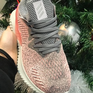 (Video cận cảnh) Giày thể thao Sneaker Alpha bounce Hồng xám