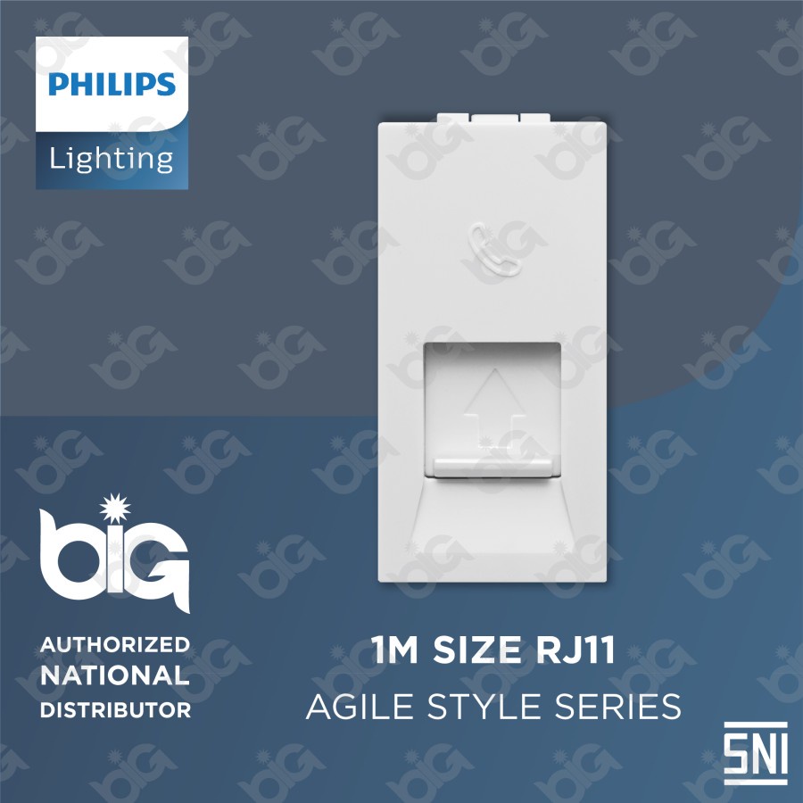 Đầu Cắm Điện Thoại Kiểu Dáng Philips Agile Kích Thước 1M RJ11