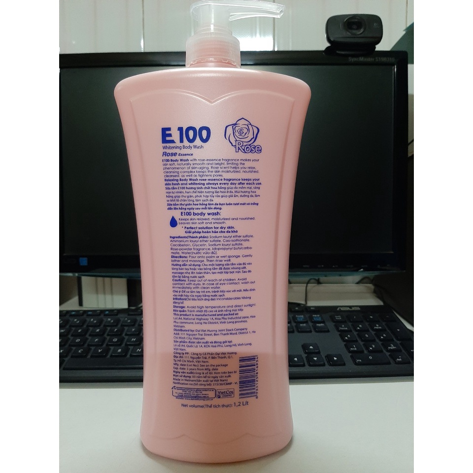 Sữa Tắm E100 chai 1.2L