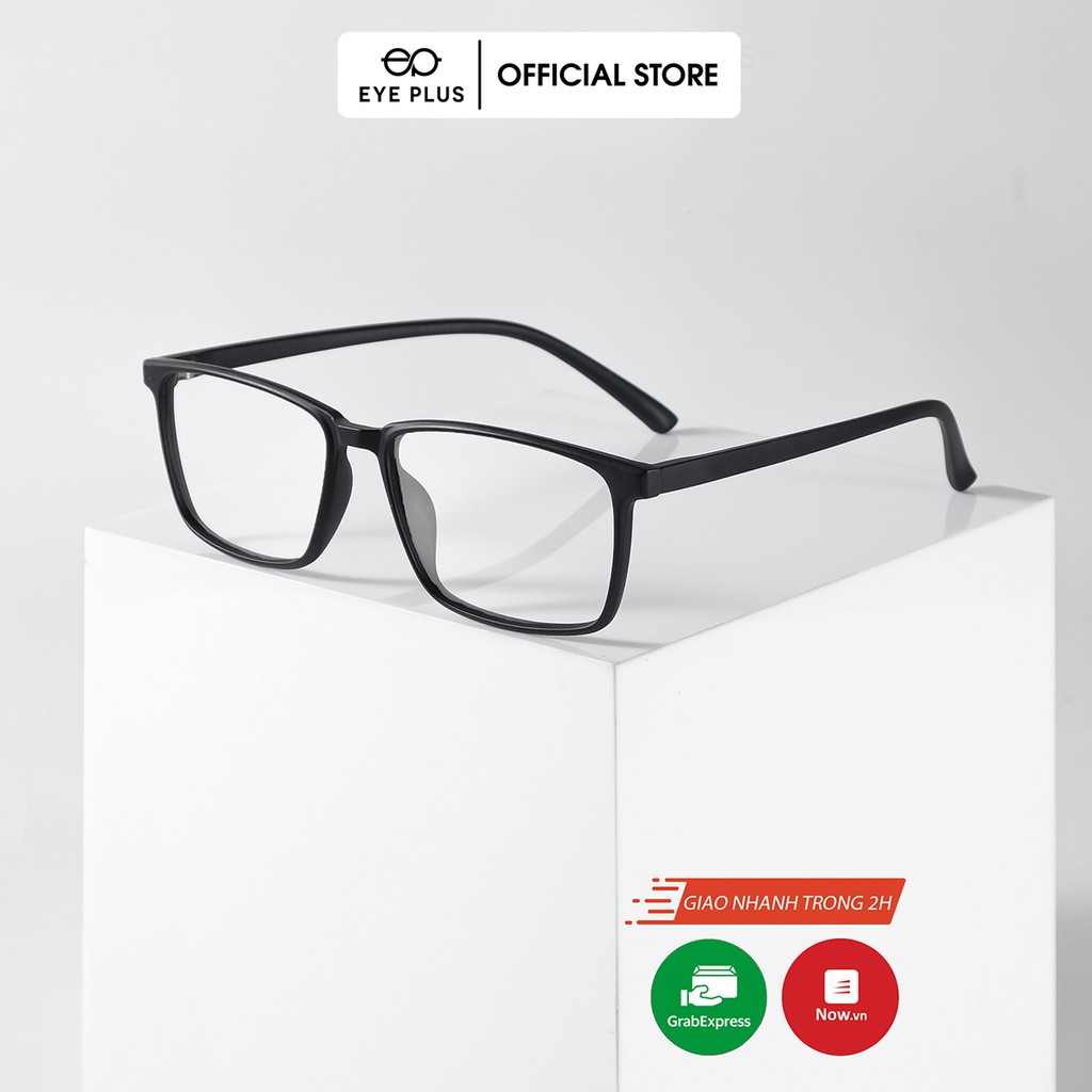 Gọng kính cận nam nữ  thời trang EYE PLUS nhựa dẻo dáng vuông to phong cách hàn quốc N240-021 | BigBuy360 - bigbuy360.vn