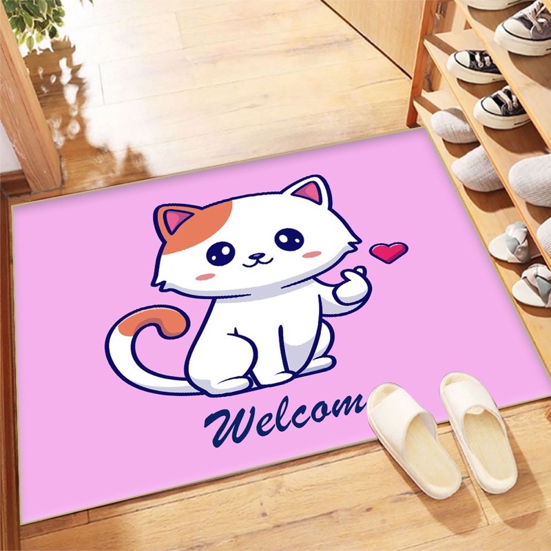 Thảm Lau Chân 3 lớp phòng tắm chùi chân siêu thấm hút nước có hạt cao su chống trượt siêu dày 2023