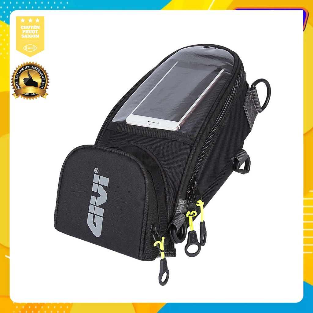 TÚI HÍT BÌNH XĂNG GIVI EA 106B&MOTOCENTRIC ĐỰNG ĐIỆN THOẠI CẢM ỨNG CHỐNG NƯỚC CÓ TỪ TÍNH NAM CHÂM MẠNH MẼ