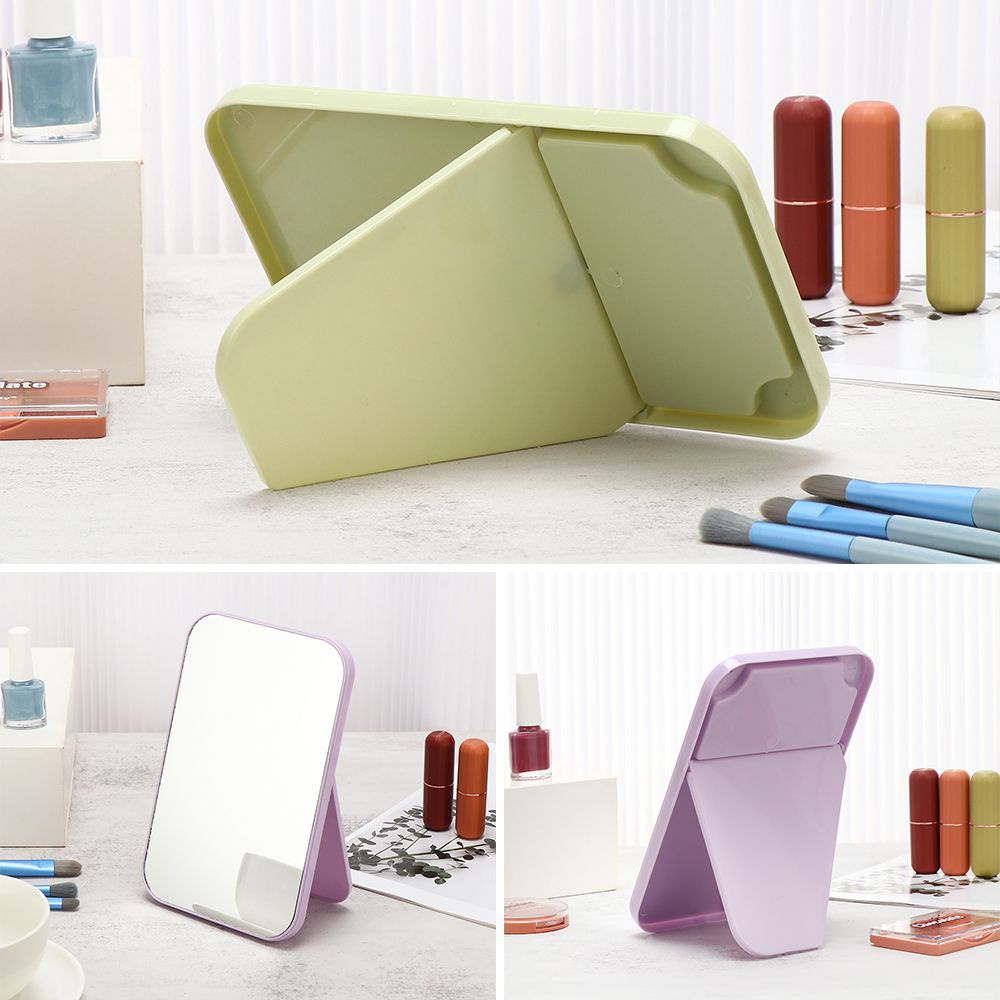 [Hàng mới về] Gương trang điểm gấp gọn dáng vuông phong cách Bắc Âu