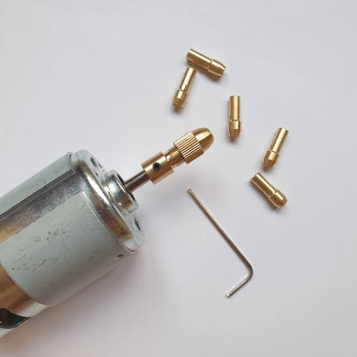 Bộ đầu kẹp mũi khoan 0.5 đến 3.2mm kèm trục 3.17mm hay 3mm