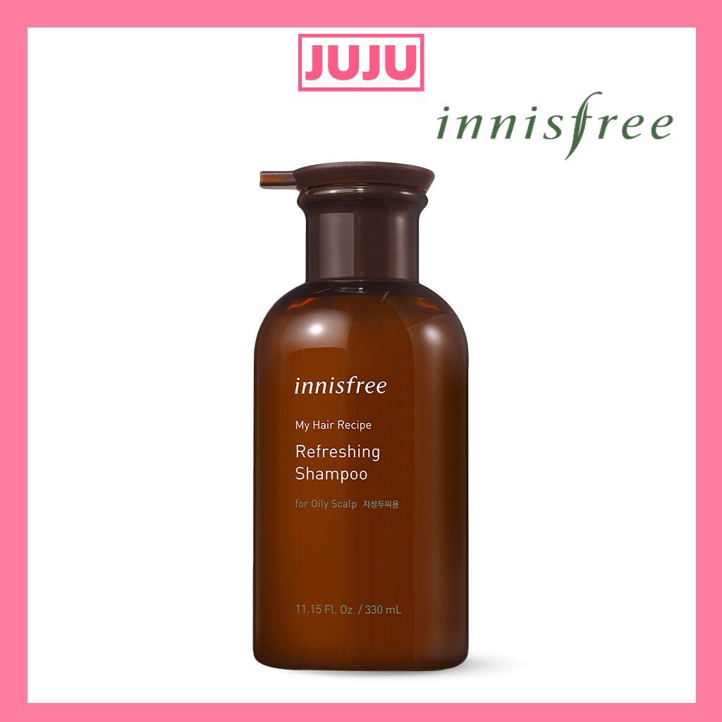 (Hàng thật) Innisfree / My Hair Recipe Refreshing Shampoo for Oily scalp 330ml / Dưỡng tóc, dầu gội đầu