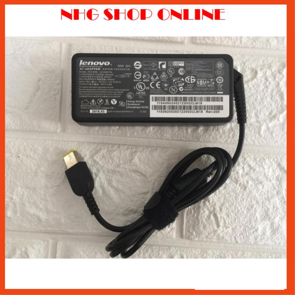 🎁 Sạc Laptop Lenovo G40-30 G40-70 Z40 Z50 E41-80 G40 G40-45 G40-80 Yoga 20V- 3.25A chân USB ZIN ( Adapter Lenovo USB)