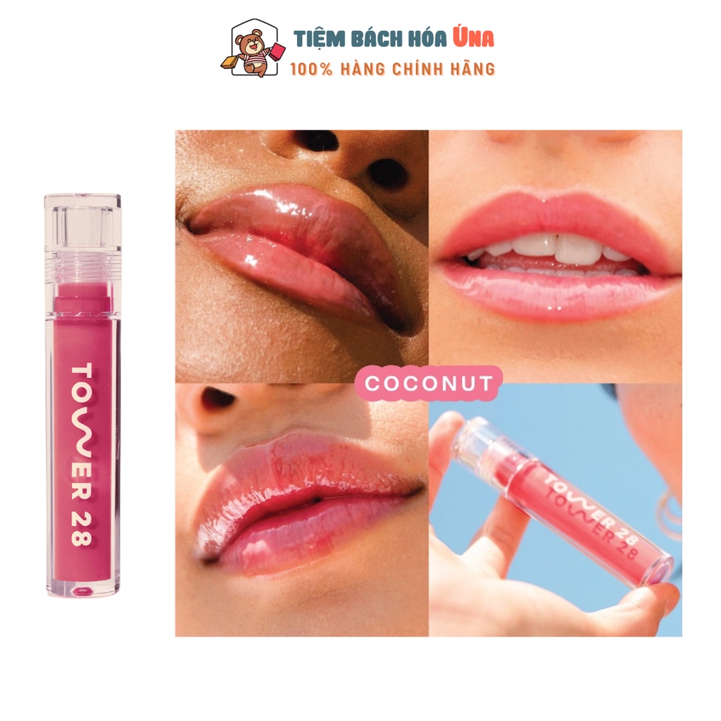 Son bóng dưỡng môi Tower 28 ShineOn Lip Jelly Non-Sticky Gloss