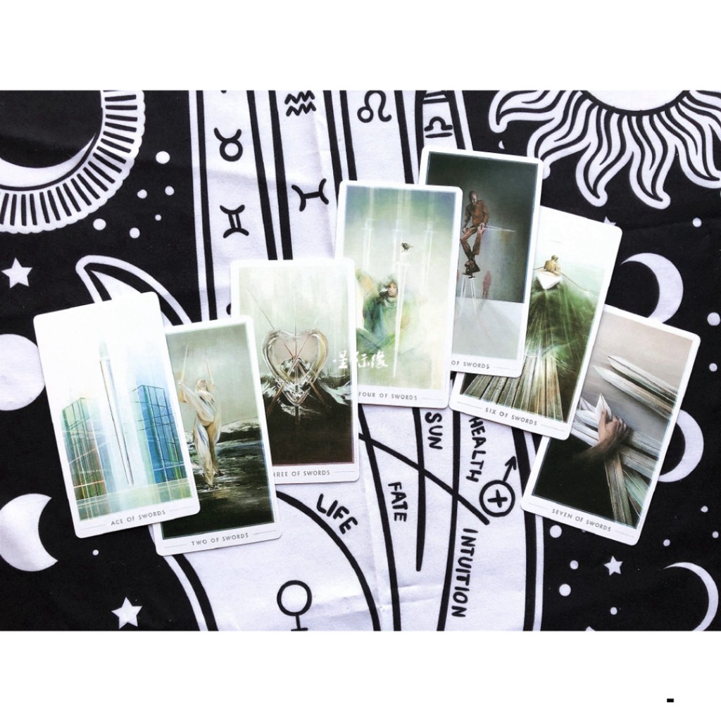 Bộ bài tarot The Fountain 79 lá chơi board game