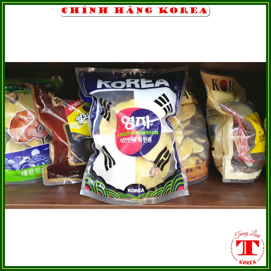 Nấm linh chi hàn quốc - Nấm cờ 1kg - Thải độc, thanh lọc cơ thể, phòng ung thư - tranglinh