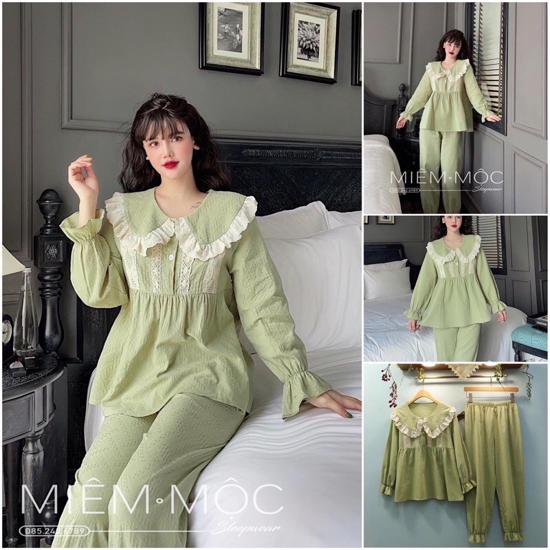 🌸SALE🌸Set ngủ ulzzang tiểu thư nhập hàng cao cấp (ảnh thật và clip) | BigBuy360 - bigbuy360.vn