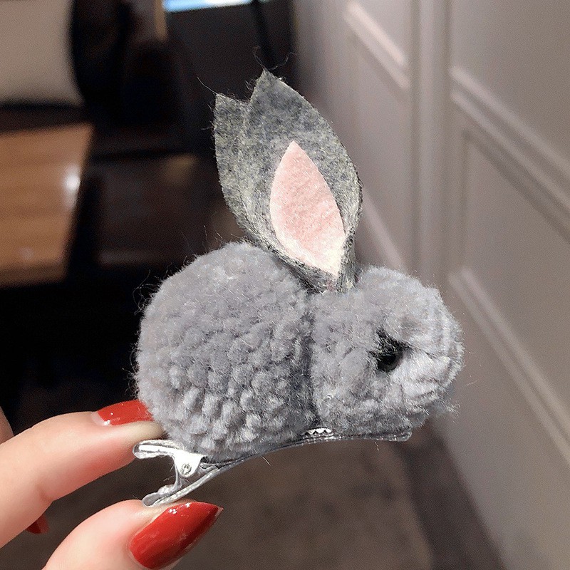 Kẹp tóc bé thỏ con cho bé cute cho bé gái dây siêu mềm êm tóc