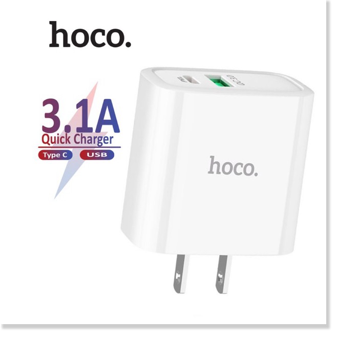 Củ Sạc HOCO C57/C57A sạc nhanh PD18W QC3.0/2.0 Sạc cho Smart phone - Table - SmartShop