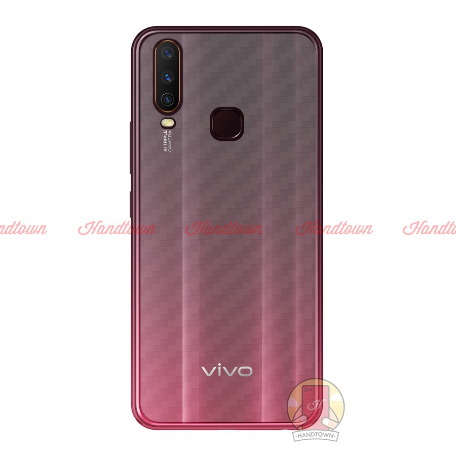 Miếng dán lưng cacbon Vivo Y12 / Y15 / Y17