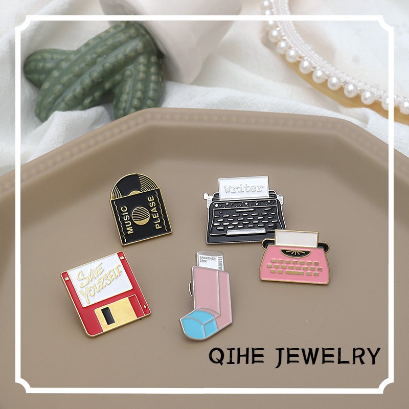 Ghim cài áo QIHE JEWELRY kiểu dáng độc đáo thời trang cho nữ