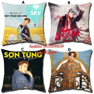 Vỏ gối ôm hình Sơn Tùng M-TP, hãy trao cho anh, vỏ gối 45x45
