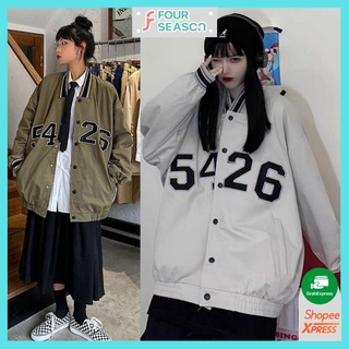 Áo khoác dù bóng chày bomber jackets unisex phong cách street style 4S AKD23 kiểu dáng Hàn Quốc 2 lớp cao cấp