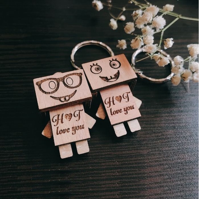 Móc Khóa Chipi Khắc Chữ Theo Yêu Cầu - Quà Tặng Cực Cute