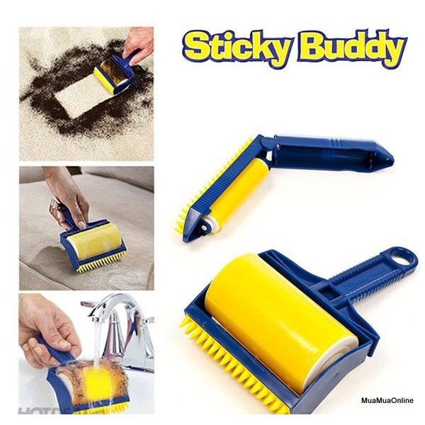 [Giá rẻ] Cây Lăn Khử Bụi Quần Áo, Ghế Sofa, Chăn Mền Sticky Buddy Cao Cấp