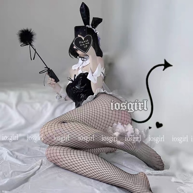 ♥️ FREESHIP ♥️ TĂNG VỚ REN ĐÙI Cosplay Set thỏ hầu sexy bdsm BDSM | BigBuy360 - bigbuy360.vn