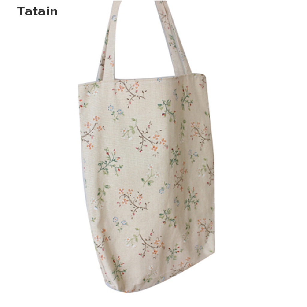 Túi xách tay bằng cotton lanh phong cách cổ điển thời trang đi biển cho nữ