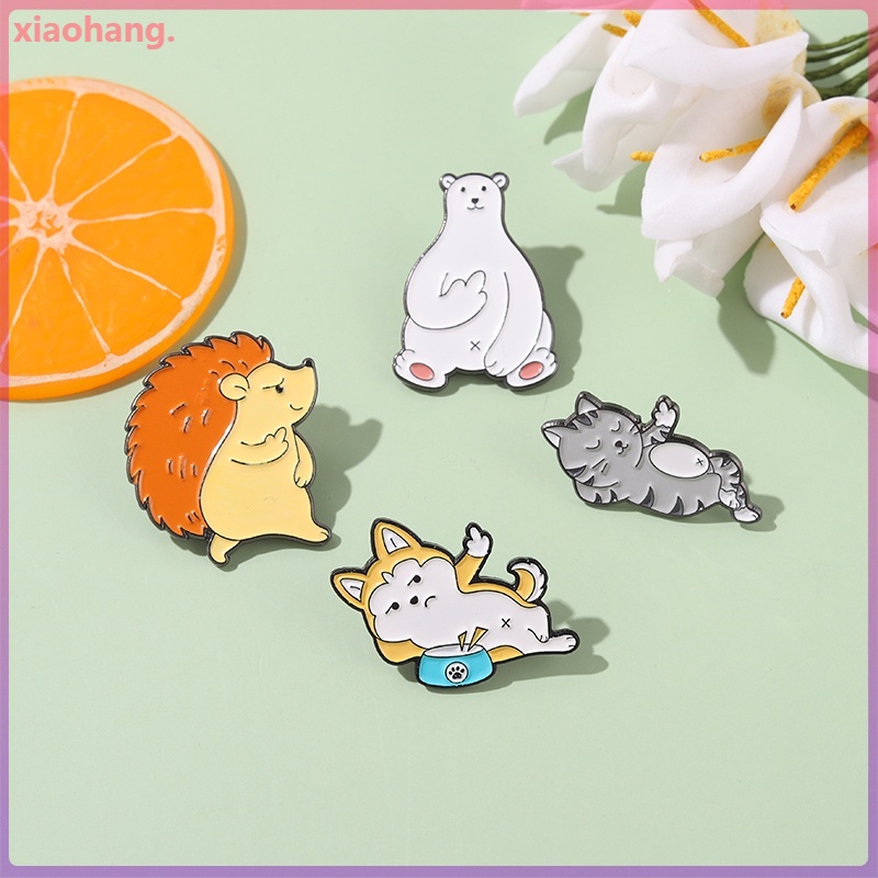 Ghim cài áo hình động vật hoạt hình dễ thương cho nữ