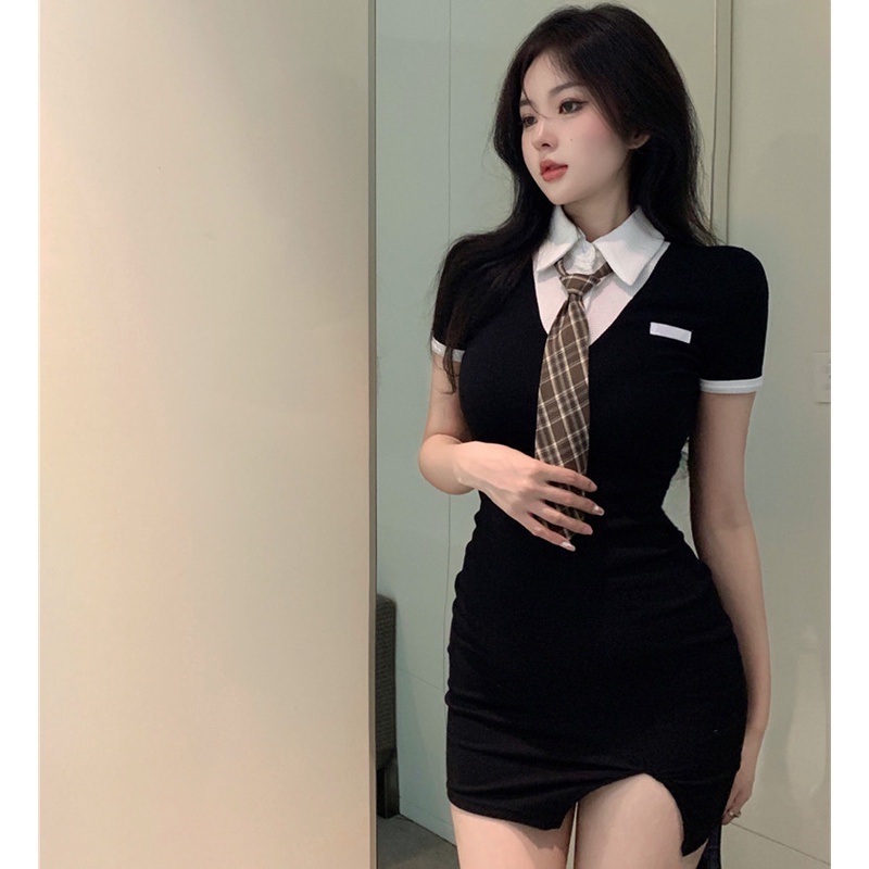 Đầm Mini Kiểu Dáng Quyến Rũ Thời Trang Mùa Hè Cho Nữ