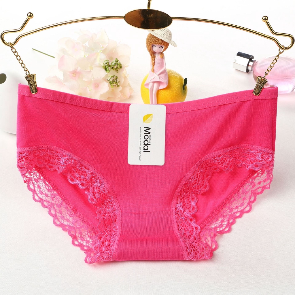 Quần lót phối ren lưng thấp cho nữ | BigBuy360 - bigbuy360.vn