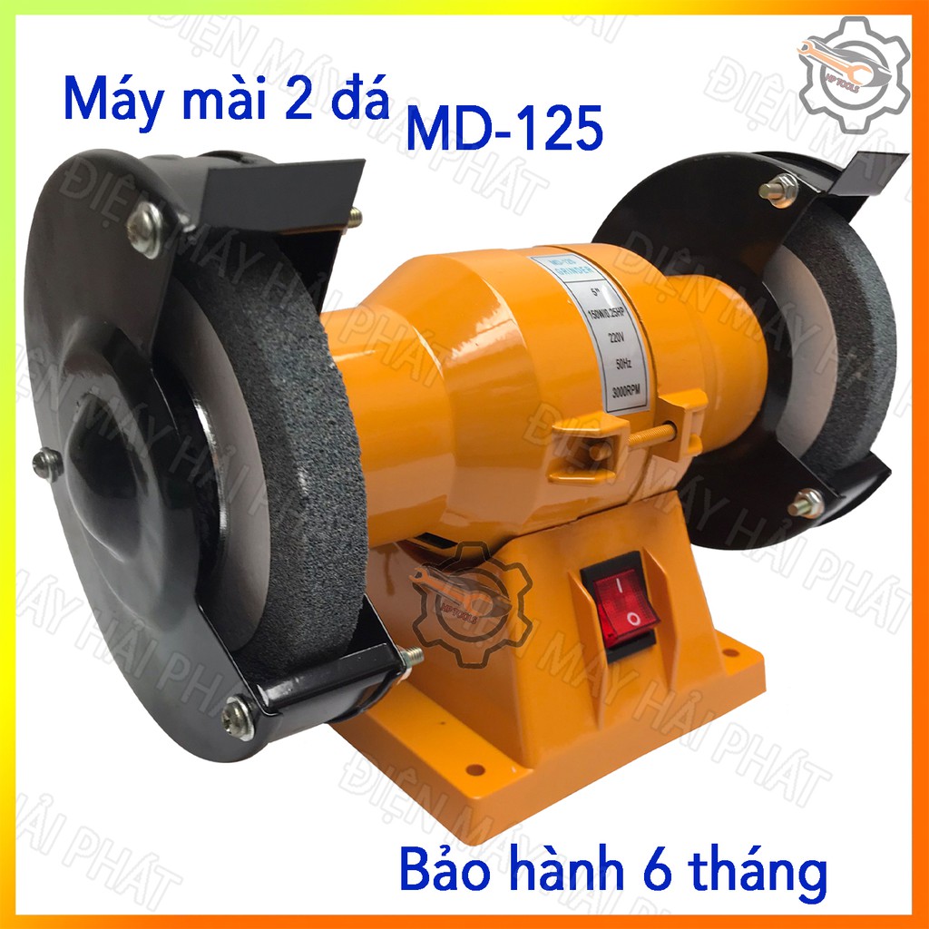 MÁY MÀI 2 ĐÁ MÁY MÀI BÀN MD-125 - BẢO HÀNH 6 THÁNG