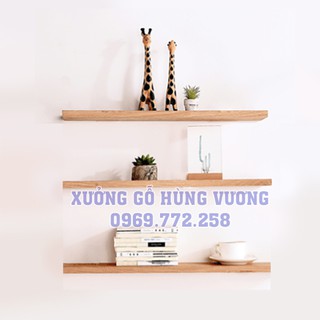 Bộ Kệ Gỗ (13cm x 60cm) Trang Trí Treo Tường 3 Thanh Ngang (DIY) - Gỗ Thông Tự Nhiên 100%