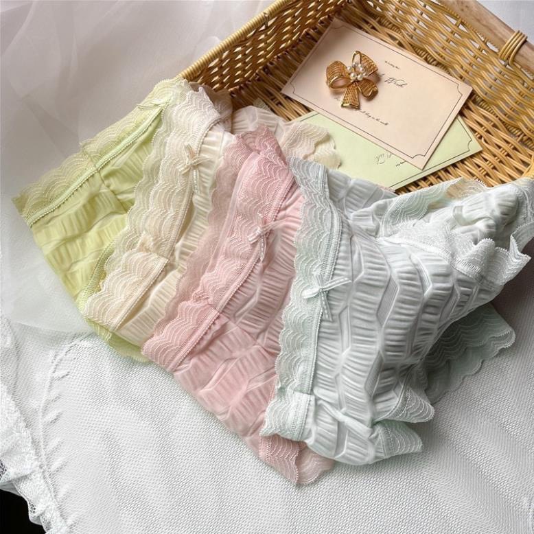 Quần Lót Ren Eva Bra Bra Mềm Mại Quyến Rũ Thoải Mái Không Hằn 2218
