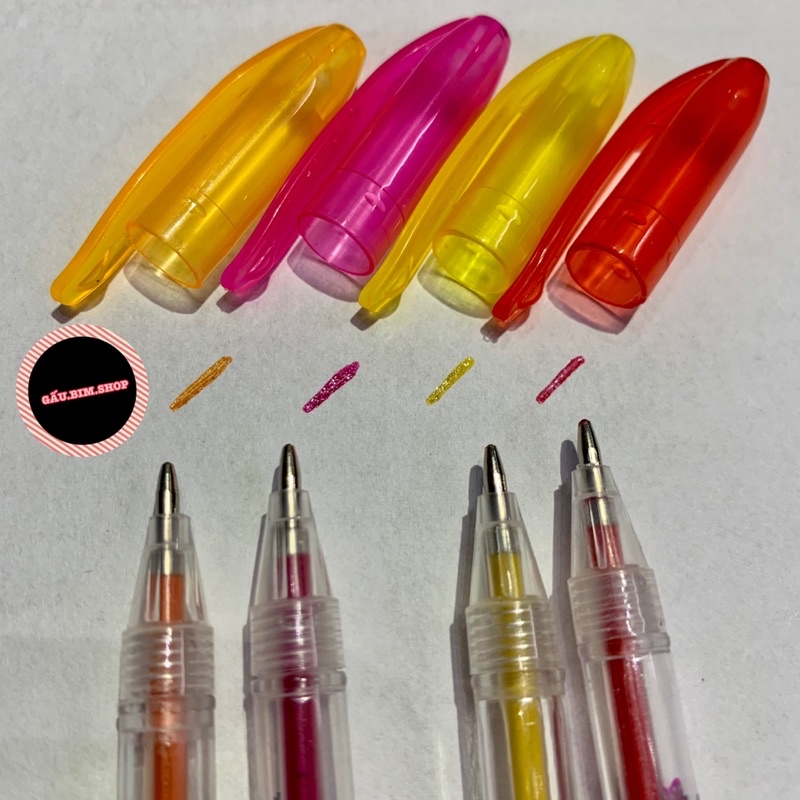 Bút nhũ kim tuyến 8 màu - 24 màu