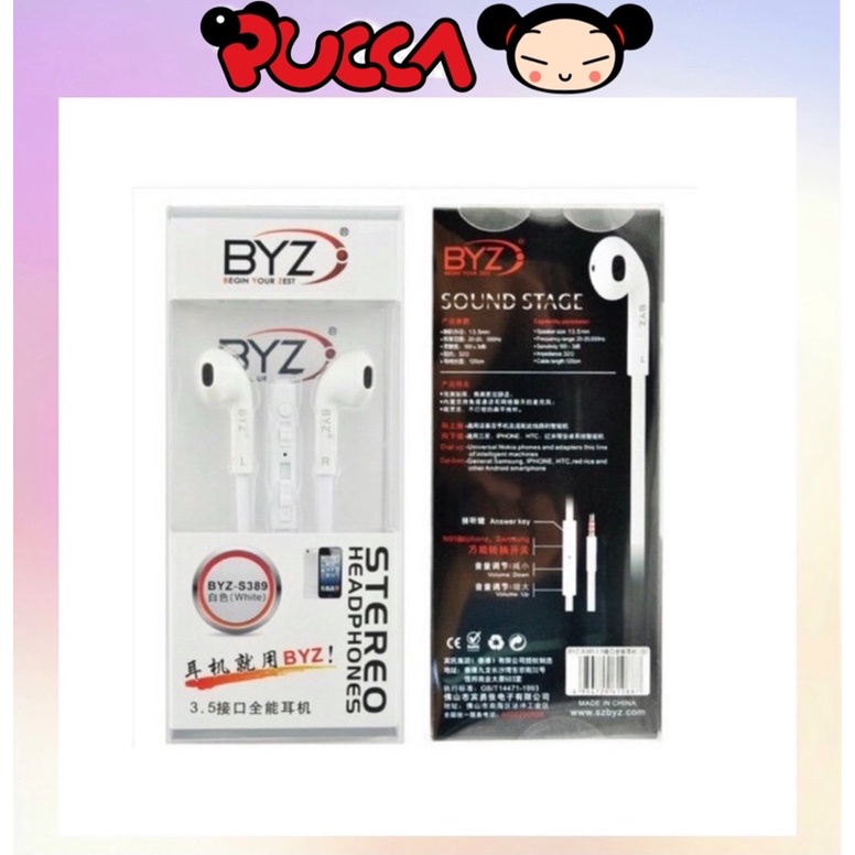 Tai Nghe BYZ S-389 Chính Hãng Jack 3.5mm Âm Thanh Cực Chuẩn