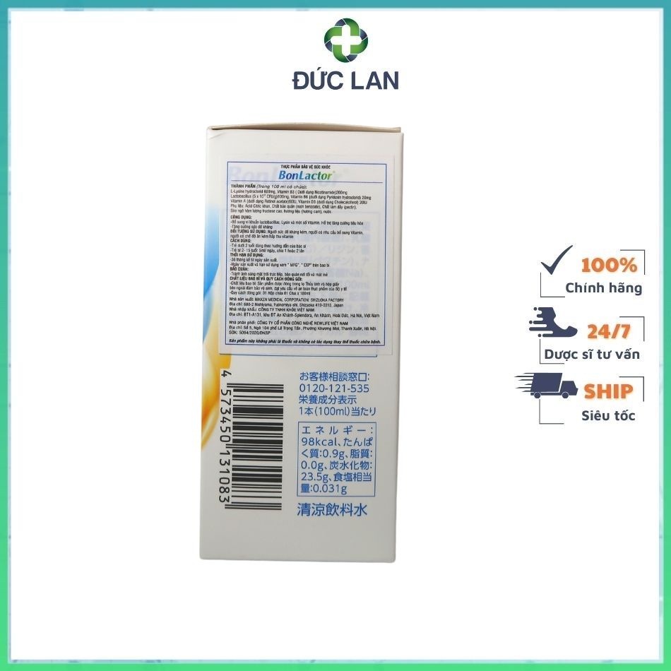 BONLACTOR LỌ 100 ML.