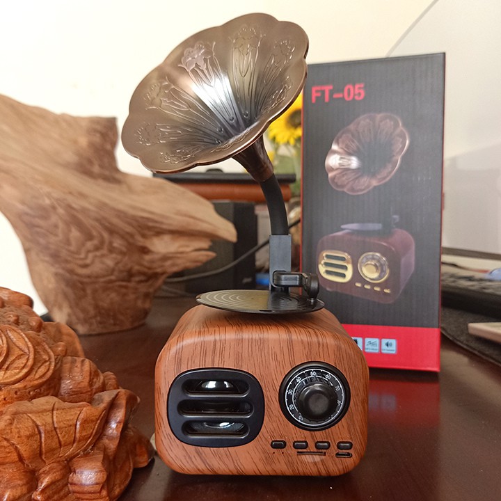 Loa Bluetooth Mini Cổ Điển FT05 và BT01  FREESHIP  phong cách cổ điển classic style âm thanh siêu trầm - BH 1 năm