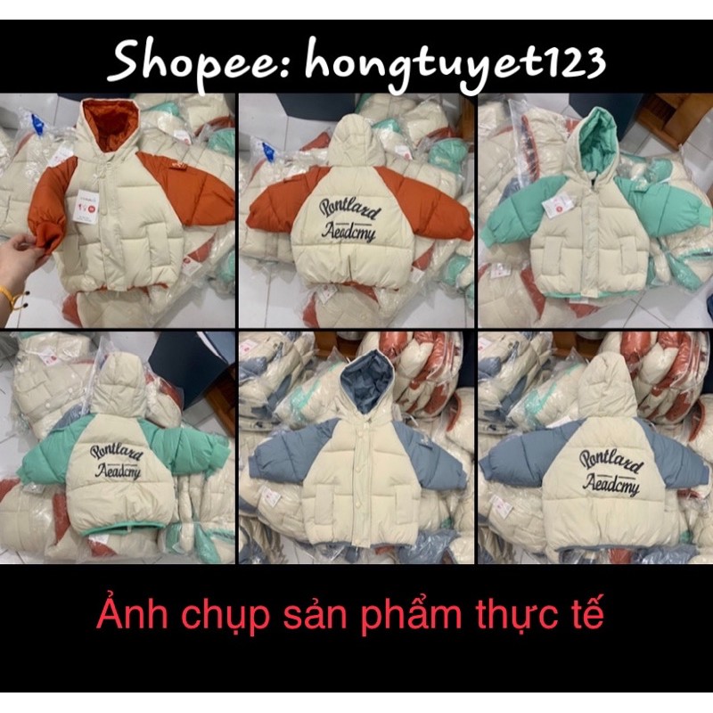 Áo khoác phao siêu ấm - áo đại hàn cho bé trai, bé gái - hàng Quảng Châu