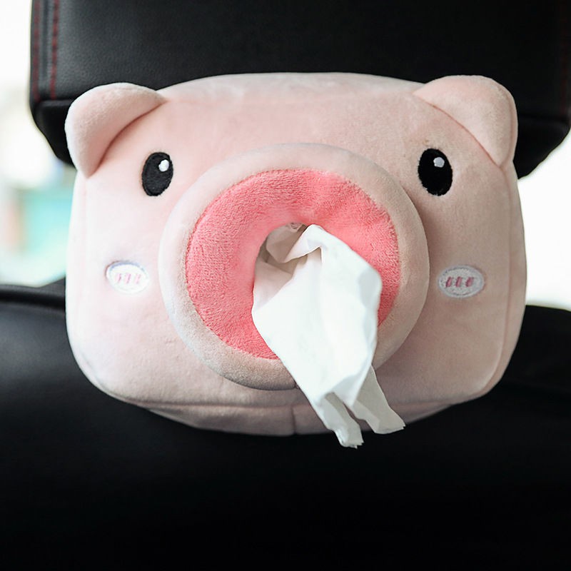 Hộp khăn giấy ô tô, ô tô treo hộp bơm, hộp bơm giấy sáng tạo hoạt hình, hộp ô tô, bơm đồ trang trí nội thất ô tô