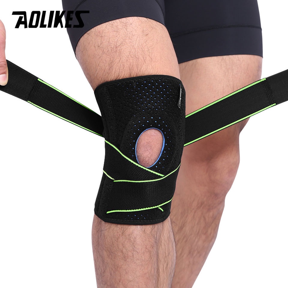 Aolikes (Hàng Mới Về) 1 Đai Cố Định Đầu Gối Giảm Đau Cho Namiscus Acl Mcl Injury