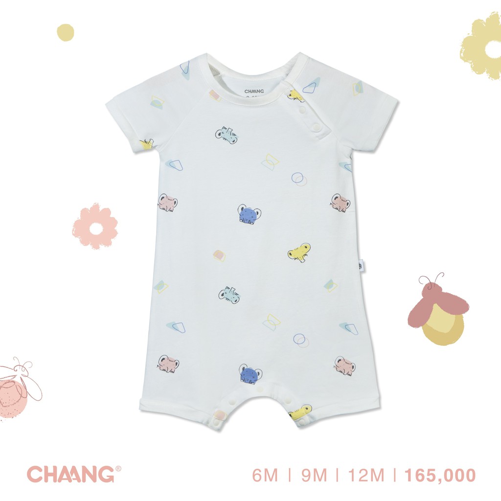 CHAANG Body Cài Chéo Chất Liệu Cotton Thoáng Mát cho bé từ 3-12 tháng