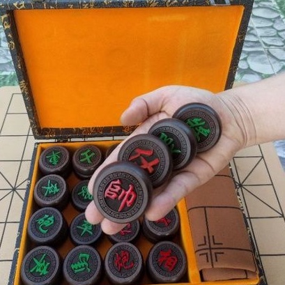 Bộ cờ tướng gỗ mun 4,8cm