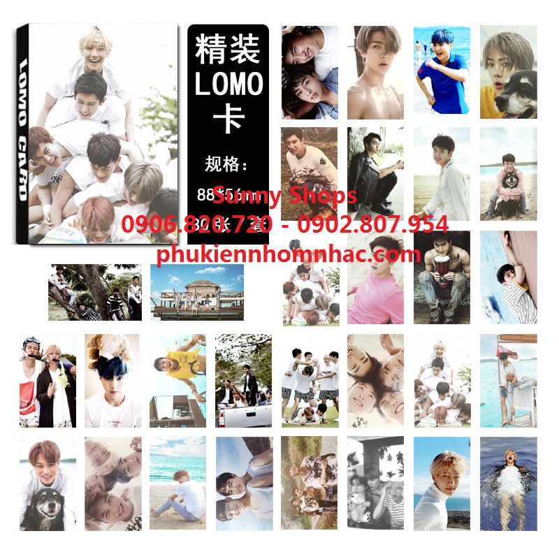 Lomo card EXO chung nhóm | BigBuy360 - bigbuy360.vn