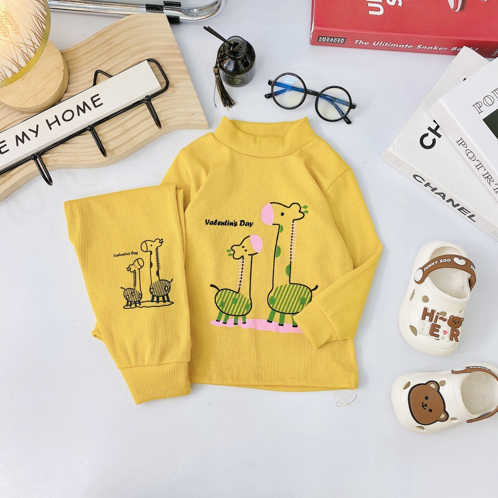 (MS47) BỘ DÀI TAY LEN TĂM CỔ BO VÀ CỔ 3 PHÂN SIÊU ĐẸP CHO BÉ TRAI/GÁI