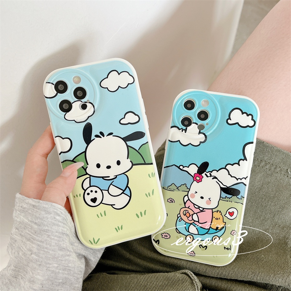 Ốp Điện Thoại Pochacco Cho Samsung A04E A04 A03s A03 A02 A02s A34 A12 A13 A14 A22 A23 A33 A53 A73 M23 A03s A50 A50s A30s A21s A31 A32 A11 A51 A52 A71 A72 M33 S22Ultra Plus