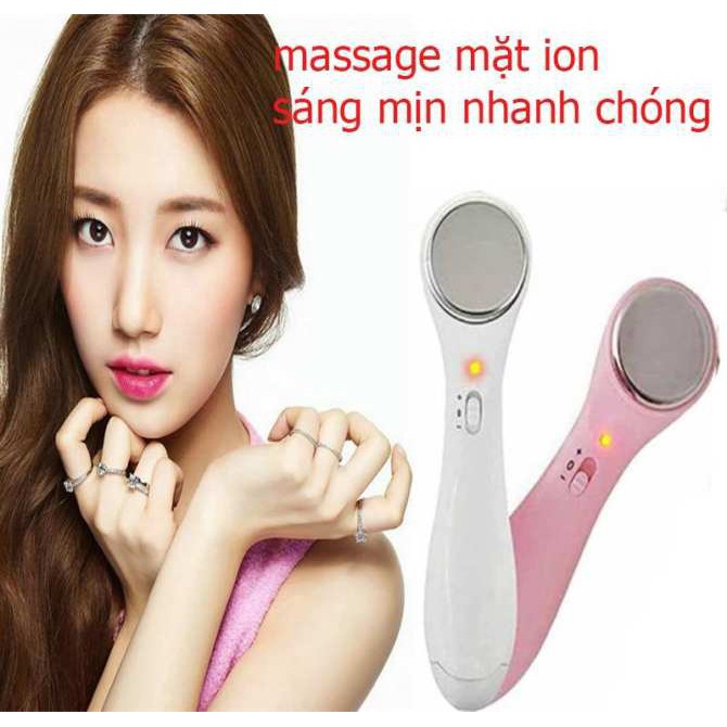 Máy Massage Mặt Ion Cầm Tay Đẩy Tinh Chất Serum Và Kem Dưỡng