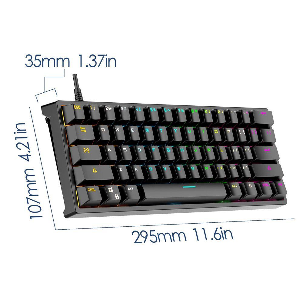 Bàn Phím Cơ TAYLOR1 G101 Có Đèn Nền Xanh Dương RGB Dành Cho Laptop Notebook Máy Tính Bảng