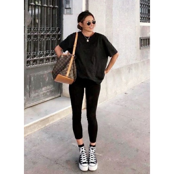 Quần legging cạp cao